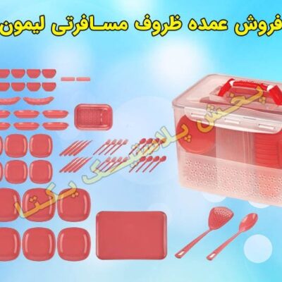 ظروف مسافرتی لیمون - پخش پلاستیک یکتا
