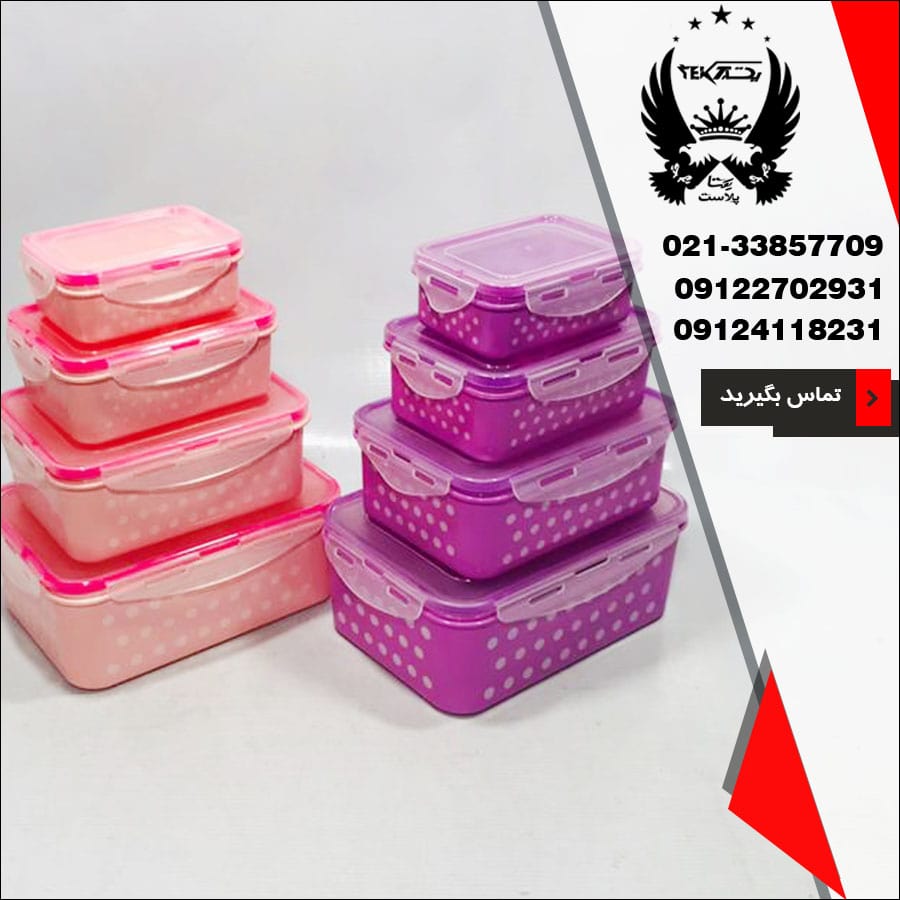 فریزری مستطیلی خالدار Freshkeeps مدل قفل دار