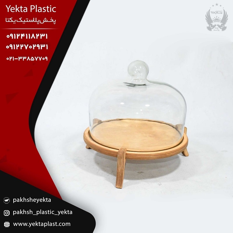 پخش عمده ظرف کیک سه پایه چوبی